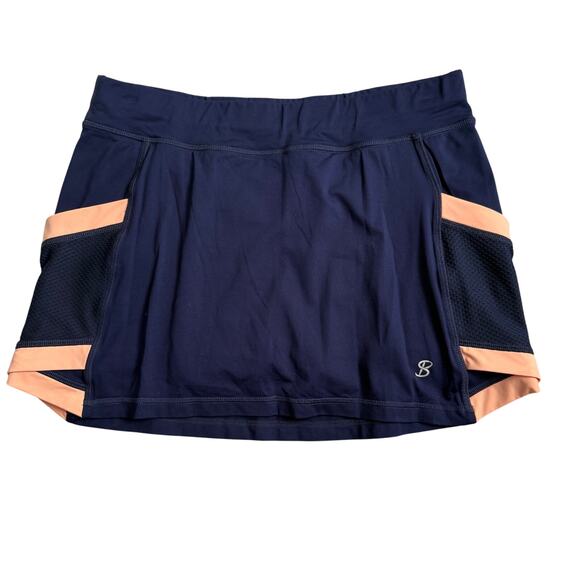 Sofibella Skort Women's XL Blue Peach Pockets - Picture 2 of 6